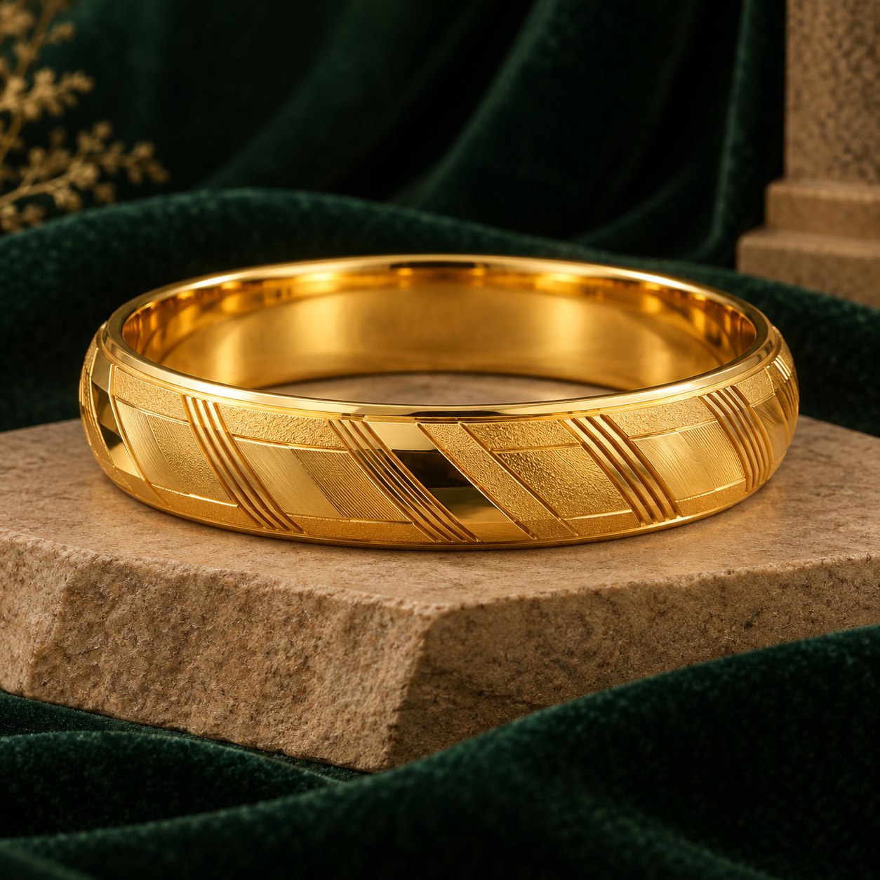 Illustrative men's Punjabi gold kada